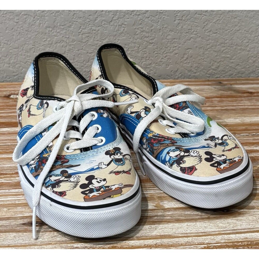 Vans x Disney Aloha Mickey and Minnie Mouse Sneakers Women’s Sz 7